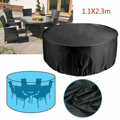 2021Mayitr Outdoor Garden Patio Large Round Waterproof Furniture Table Chair Set Household Multifunction Dust Cover