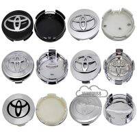 Hubcaps 4pcs Car Wheel Center Hub Caps Cover Auto Emblem Badge Wheel Rim Cap Trim Care Accessories For Toyota Crown Avanz Hilux Passo Wish Corsa Pajero Yaris Altis Alpha Aqua Vanguard Vigo Curren Innova Camry Corona Century Corolla Prius Previa  Prius