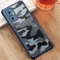 ◑ For Xiaomi Redmi Note 10 9 Pro Max Note9 9S Case Silicone TPU Camouflage Acrylic Back Phone Cover For Redmi Note 10 Pro Case