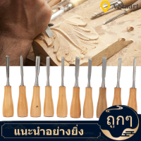 มีดแกะสลักไม้ที่มีความแข็งสูง 10 Hand Tool ชิ้นสิ่วชุดเครื่องมือช่างไม้