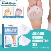 ♤ South Moon Silicone Bunion Corrector Toe Separator Straightener Thumb Valgus Protector Hallux Pain Relief Forefoot Cushion Pads