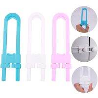 ◙ 5Pcs/Pack U-Shape Children Home Protection ABS Plastic Safety Lock Baby Safety Adjustable Multi-function Baby Cabinet Locks