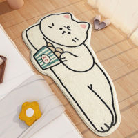 Cute bedside Carpet Bedroom Bedside Blanket Girl Bedroom Special-Shaped Floor Mat Small Rug Cushion Cute Room Decor Long Strip R