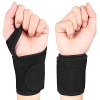 [Rear Waves]ฟิตเนส PressurizedWrist Guard ถุงมือ Wrist Wrap Men Women Adjustable OversleeveCuffs Bracers Breathable Unisex