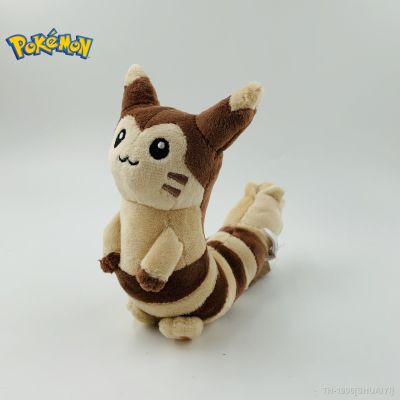 ☑❂ SHUAIYI Pokémon Furret Brinquedos de pelúcia infantil Kawaii Pikachu desenhos animados macios boneco anime japonês presente aniversário 18cm