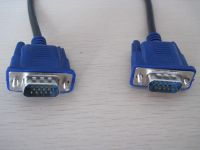 VGA 15pin male to male extension video cable for computer host to monitor projector 50cm Cables