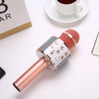 Mobile Phone Karaoke Microphone Condenser Wireless Bluetooth Mic Handheld KTV Live Broadcast Micphone