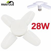 หลอดไฟ E27 LED แบบ AC220V พับได้โคมไฟใบพัดเวลา28W สำหรับคุณภาพสูงไฟเพดานบ้าน