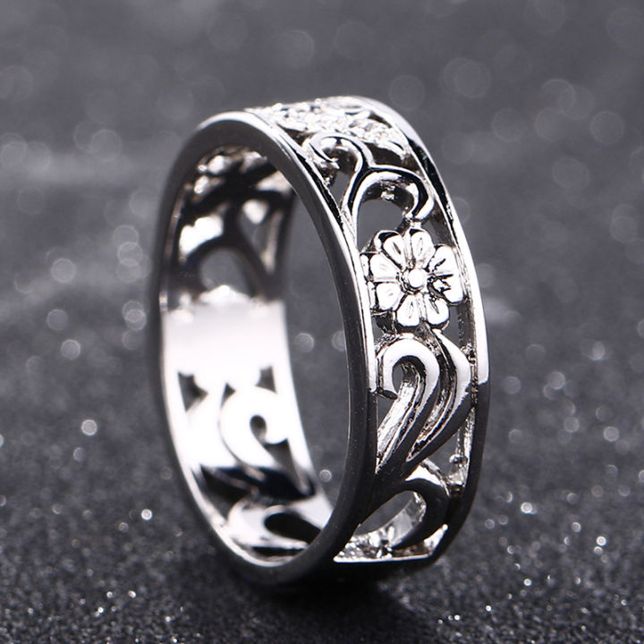 Bague Ringen Top Brand 925 Silver Jewelry Rings For Women Anniversary Circle Couple Ring Size 6-10 Wholesale Fine Jewlery Gifts