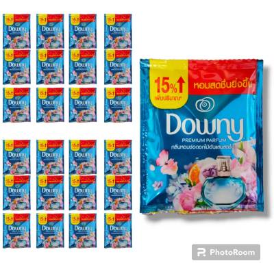แพ็ค 24 ซอง (23มล/1ซอง) ดาวน์นี่ กลิ่นหอมช่อดอกไม้อันแสนสดชื่น ผลิตภัณฑ์ปรับผ้านุ่ม สูตรเข้มข้นพิเศษ Downy Premium Parfum