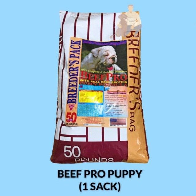 BEEF PRO PUPPY 22.7kg Breeders Pack / 1 SACK beefpro dry dog food Lazada PH