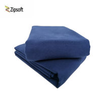 Zipsoft ผ้าขนหนูชายหาด2ชิ้นล็อตผ้าไมโครไฟเบอร์แห้งเร็วขนาดกะทัดรัดแบกเป้ท่องเที่ยวกีฬาพิลาทิสขี่จักรยานเดินป่าโยคะ90x180cm