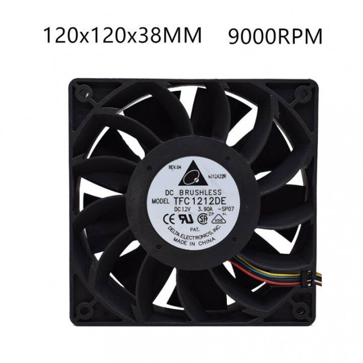 the-original-delta-12cm-120mm-12038-pwm-fan-190cmf-12v-3-9a-tfc1212de-server-case-big-power-cooling-fan-with-4p