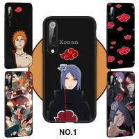 Casing หรับ OPPO A91 F15 A81 A92 A72 A52 A93 A94 Reno 2 2Z 2F 3 4 5 5K 6 4Z 6Z Lite Pro Plus A92S 1067 Naruto Akatsuki pain Pattern Phone เคสโทรศัพท์