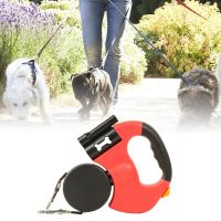 derZ441 ยอดฮิต - / Double Dog Leash Retractable Roulette Leash สัตว์เลี้ยงเดินตะกั่วสุนัขขนาดเล็กและขนาดใหญ่สายจูงเชือกสำหรับสุนัขสองตัวอุปกรณ์