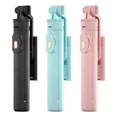 Tripod Selfie Stick 360-Degree Rotating Remote Cell Phone Detachable Tripod Retractable Selfie Stick with LED Fill Light Colorful Phone Tripod Stand for Men Women premium