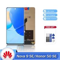 6.78 สำหรับ Huawei Nova 9 SE 9SE 5G JLN-LX1จอแสดงผล LCD หน้าจอสัมผัส Digitizer สำหรับ Honor 50 SE 50SE JLH-AN00 LCD กรอบ