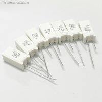 ♘∏ 5PCS Vertical cement resistance SQM 5W 0.05 100K ohm 5 0.1R 0.15R 0.22R 0.25R 0.39R 0.47R 1R 10RJ 100R 150R Ceramic resistor