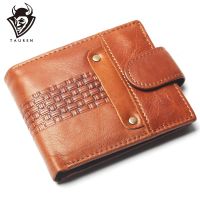 New Coin Purse Cheap Mens Double Anchor Style Wallet Genuine Leather For Men Card Holder Strong