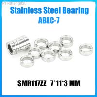 SMR117ZZ Bearing 7x11x3 mm 5Pcs ABEC-7 440C Roller Stainless Steel SMR117Z SMR117 Z ZZ L-1170ZZ Ball Bearings