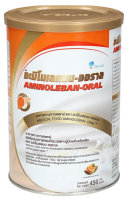 Aminoleban Oral อะมิโนเลแบน ออราล 450 กรัม รสส้ม อาหารทางการแพทย์ เฉพาะผู้ป่วยโรคตับ