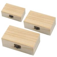 1pcs Wooden Box Packing Plain Wood Storage Case Organizer Cosmetics Jewelry Cosmetic Gifts Kitchen Bathroom Toolbox Household