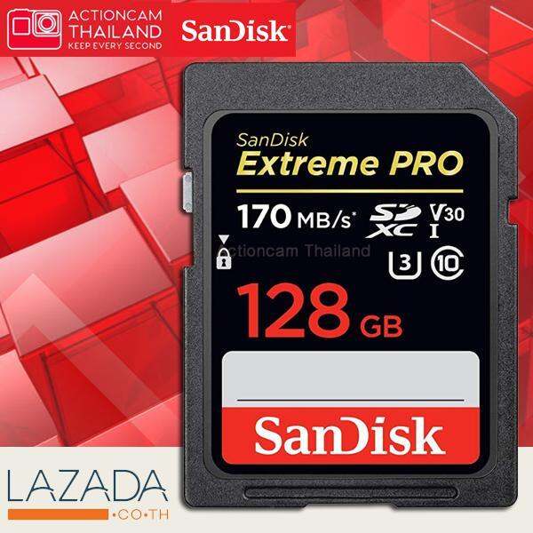 sandisk-sd-card-รุ่นใหม่-extreme-pro-128gb-sdxc-speed-อ่าน170mb-s-เขียน-90mb-s-sdsdxxy-128g-gn4in-memory-เมมโมรี่การ์ด-เอสดี-แซนดิส-สำหรับ-กล้องถ่ายรูป-ถ่ายภาพ-dslr-mirrorles-มิลเล