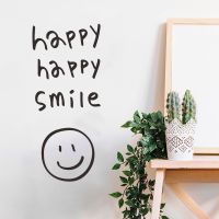 ❍✆ 【Zooyoo】สติกเกอร์ติดผนัง Happy smile wall stickers