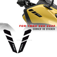 สำหรับ yamama Tmax 560 2022มุมยามสติ๊กเกอร์3D ถัง Pad สติ๊กเกอร์น้ำมันก๊าซที่ครอบตกแต่ง