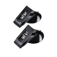 Flash Sale 1 Pair Window Mount Car Interior Black Suction Cup Clip Holder Ticket Clamp