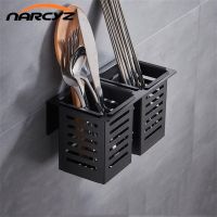 ✴℡☸ Shelf 304 Stainless steel wall-mounted chopsticks chopsticks drain rack chopsticks cage household kitchen spoon storage 9247K