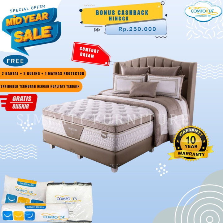 Comforta Spring Bed Comforta Comfort Dream Tebal 39cm- Hanya Kasur ...