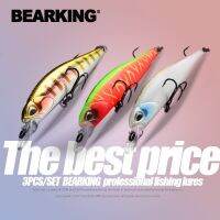 BEARKING 3ชิ้นต่อเซ็ต63มม. 5ก. เหยื่อตกปลา SP สียูวีแบบมืออาชีพเหยื่อปลอมสำหรับตกปลา