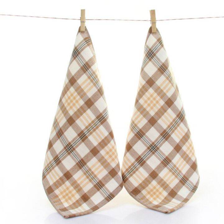 1pc-34x34cm-japanese-color-plaid-100-cotton-soft-absorbent-square-adult-children-face-towel