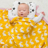 4ชั้น Muslin Baby Swaddler ผ้าห่มผ้าฝ้ายผ้าพันคอทารกฤดูร้อนฤดูใบไม้ร่วงผ้าห่มรถเข็นเด็กผ้านวม120X120ซม. ผ้าห่มสัตว์