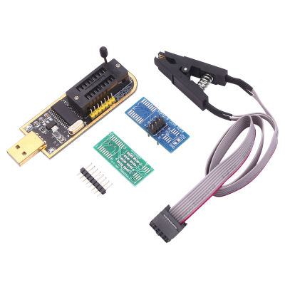 CH341A USB Programmer EEPROM BIOS Flasher Programmable Logic Circuits with SOP8 Flash Clip Suitable for 24/25 Series Chip