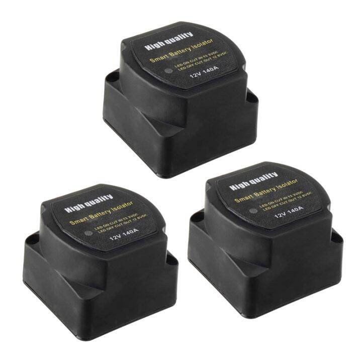 3X Dual Battery Smart Isolator 12V 140 Amp Voltage Sensitive Relay VSR Smart Switch Lazada PH