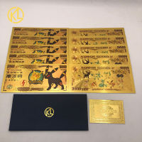 10pcsset Japan Anime series Cute Animals Gold Banknote for Collection and Gift