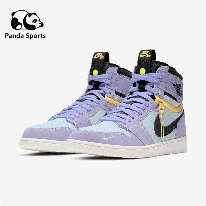 original】 J1 Violet Lavender Zipper Change Men's High-Top Casual Sports Basketball  Shoes CW6576-500 | Lazada PH