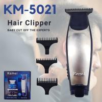 บัตตาเลี่ยน บัตตาเลี่ยนตัดผม KM-5021 Electric Hair Clippers ตัดได้ทั้งเด็กและผู้ใหญ่ พร้อมหวีรองตัด 3 ขนาดและอุปกรณ์ชาร์จในชุด