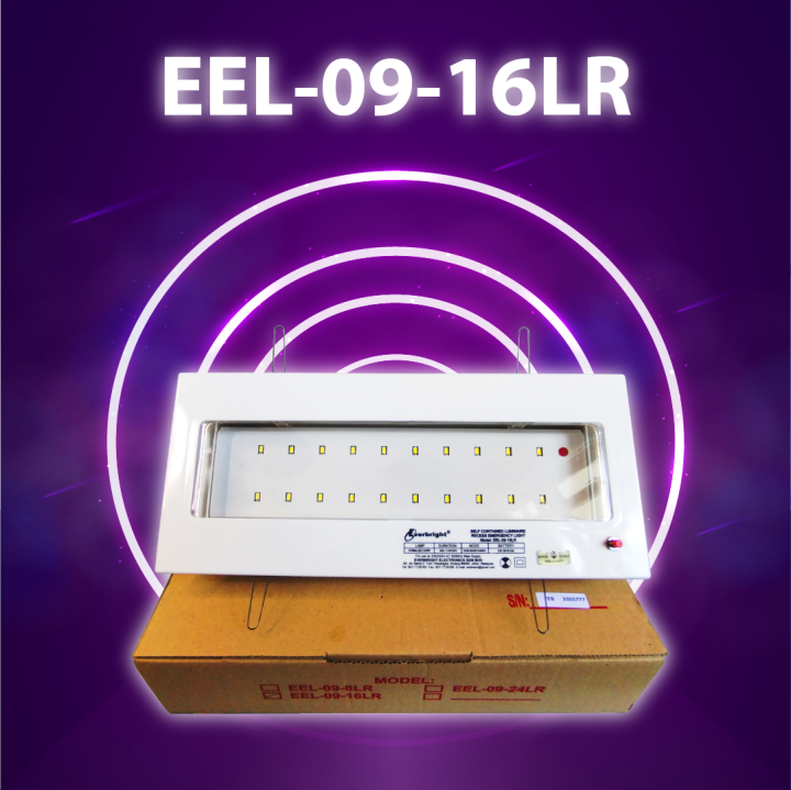 Everbright recess mounted 10 LED chips emergency light come with 3.6V