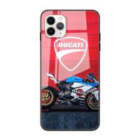 Ducati เคสสำหรับไอโฟนโทรศัพท์กันกระแทก14 /Pro/plus/Pro Max/ 13/12/11-กระจกป้องกัน