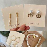 Earring card red book in same spot jewelry tags necklace high-grade printing card contracted letter paper card