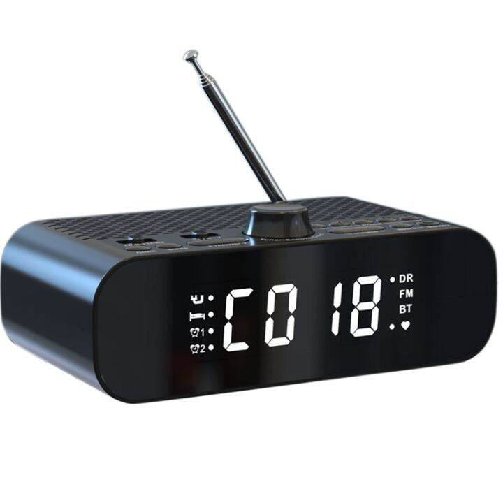 Digital Alarm Clock DAB/FM Radio, Support Bluetooth Connection, with