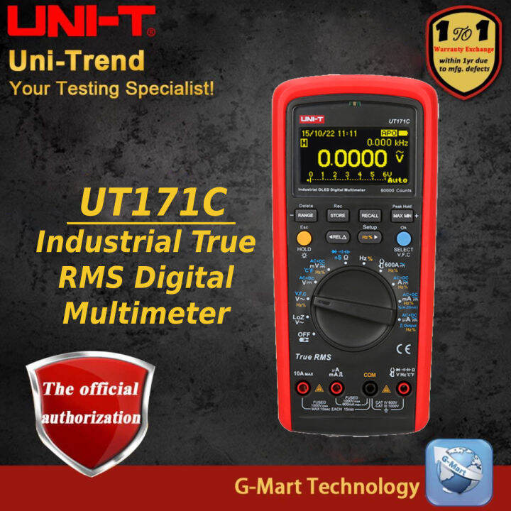UNI-T UT171C Industrial True RMS Digital Multimeter | Lazada