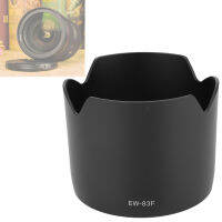 เครื่องดูดควันเลนส์กล้องถ่ายรูป EW-83F แบบพกพาพลาสติกม่านบังแดดอุปกรณ์เสริมเครื่องดูดควันเลนส์สำรองแบบมืออาชีพสำหรับเลนส์ Canon EF 24-70มม. F/ 2.8L USM