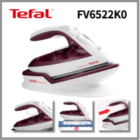 TEFAL FV6522K0เตารีดไอน้ำไฟฟ้าไร้สายแบบอิสระอิสระในอากาศที่มีน้ำหนักเบาจานร้อนเซรามิคป้องกันคราบน้ำฟังก์ชันป้องกันการรั่วไหลสองครั้ง11วินาทีชาร์จไฟได้อย่างรวดเร็วความปลอดภัยปิดอัตโนมัติ