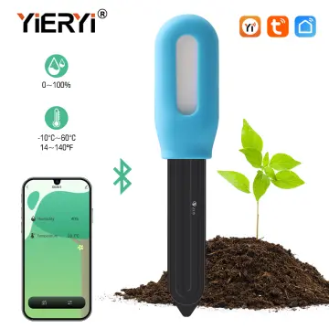 YIERYI Tuya Zigbee Wireless Soil Moisture Meter, Temperature