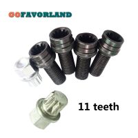 X5 Set Anti-Theft Wheel Screw Bolt Lock Nut Key Adapter 8D0601139F 001 11 Teeth For VW Golf Jetta Passat Audi A4 A6 A8 TT