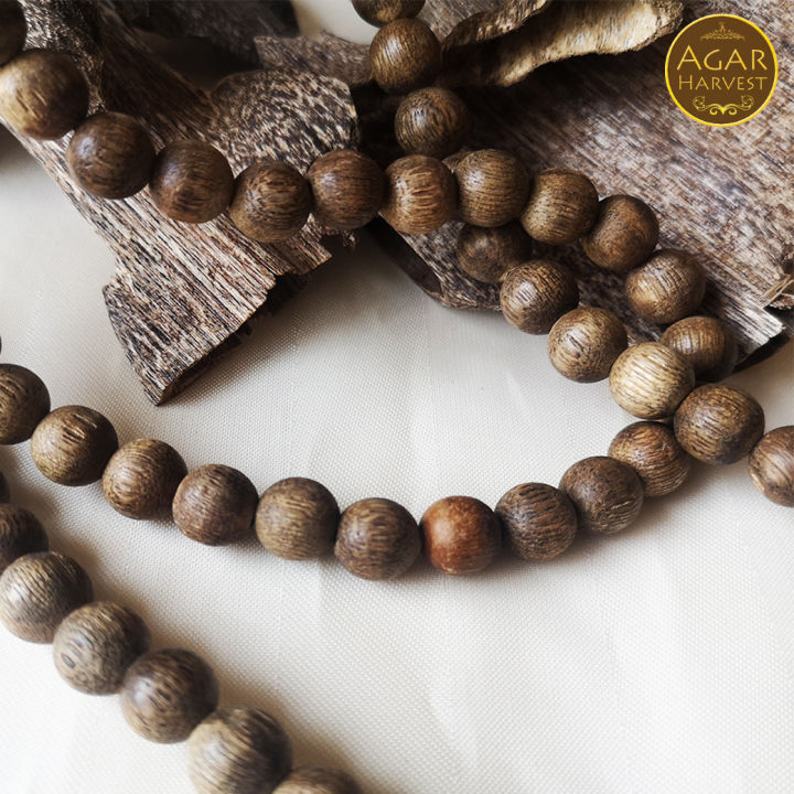 agarharvest-สร้อยข้อมือ-กำไล-ลูกประคำ-จากแก่นไม้หอมกฤษณา-agarwood-beads-bracelet-27-beads